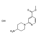 methyl 2-(4-aminopiperidin-1-yl)pyridine-4-carboxylate hydrochloride