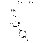 2-[4-(4-fluorophenyl)-1H-imidazol-2-yl]ethan-1-amine dihydrochloride