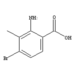 2-amino-4-bromo-3-methylbenzoic acid