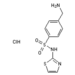 4-(aminomethyl)-N-(1,3-thiazol-2-yl)benzene-1-sulfonamide hydrochloride