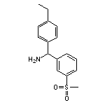 (4-ethylphenyl)(3-methanesulfonylphenyl)methanamine