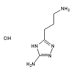 5-(3-aminopropyl)-4H-1,2,4-triazol-3-amine hydrochloride