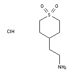 4-(2-aminoethyl)-1$l^{6}-thiane-1,1-dione hydrochloride