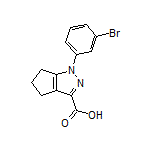 1-(3-Bromophenyl)-1,4,5,6-tetrahydrocyclopenta[c]pyrazole-3-carboxylic Acid