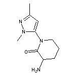 3-amino-1-(1,3-dimethyl-1H-pyrazol-5-yl)piperidin-2-one