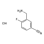 3-(aminomethyl)-4-fluorobenzonitrile hydrochloride