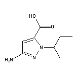 3-amino-1-(butan-2-yl)-1H-pyrazole-5-carboxylic acid