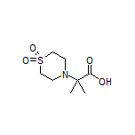 2-(1,1-Dioxidothiomorpholino)-2-methylpropanoic Acid