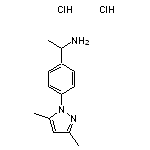 1-[4-(3,5-dimethyl-1H-pyrazol-1-yl)phenyl]ethan-1-amine dihydrochloride