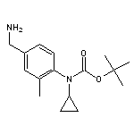 tert-butyl N-[4-(aminomethyl)-2-methylphenyl]-N-cyclopropylcarbamate