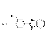 3-(1-methyl-1H-1,3-benzodiazol-2-yl)aniline hydrochloride