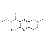 ethyl 2-amino-6-methyl-5,6,7,8-tetrahydro-1,6-naphthyridine-3-carboxylate