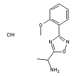 1-[3-(2-methoxyphenyl)-1,2,4-oxadiazol-5-yl]ethan-1-amine hydrochloride