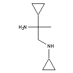 N-(2-amino-2-cyclopropylpropyl)cyclopropanamine