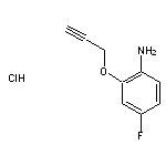 4-fluoro-2-(prop-2-yn-1-yloxy)aniline hydrochloride