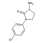 3-amino-1-(4-chlorophenyl)pyrrolidin-2-one