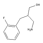 3-amino-2-[(2-fluorophenyl)methyl]propan-1-ol