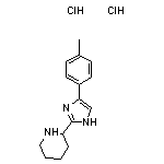 2-[4-(4-methylphenyl)-1H-imidazol-2-yl]piperidine dihydrochloride