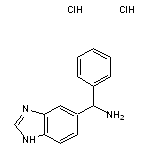 1H-1,3-benzodiazol-5-yl(phenyl)methanamine dihydrochloride