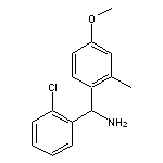 (2-chlorophenyl)(4-methoxy-2-methylphenyl)methanamine