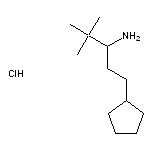 1-cyclopentyl-4,4-dimethylpentan-3-amine hydrochloride