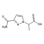 2-(3-carbamoyl-1H-pyrazol-1-yl)propanoic acid