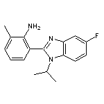 2-(5-fluoro-1-isopropyl-1H-benzimidazol-2-yl)-6-methylaniline