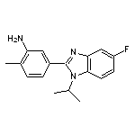 5-[5-fluoro-1-(propan-2-yl)-1H-1,3-benzodiazol-2-yl]-2-methylaniline