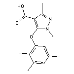 1,3-dimethyl-5-(2,3,5-trimethylphenoxy)-1H-pyrazole-4-carboxylic acid