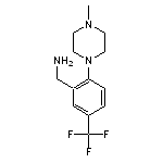 [2-(4-methylpiperazin-1-yl)-5-(trifluoromethyl)phenyl]methanamine