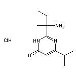 2-(2-aminobutan-2-yl)-6-(propan-2-yl)-3,4-dihydropyrimidin-4-one hydrochloride