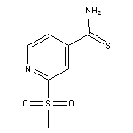 2-methanesulfonylpyridine-4-carbothioamide