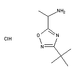 1-(3-tert-butyl-1,2,4-oxadiazol-5-yl)ethan-1-amine hydrochloride