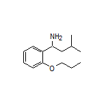 3-Methyl-1-(2-propoxyphenyl)-1-butanamine