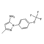 3-methyl-1-[4-(trifluoromethoxy)phenyl]-1H-pyrazol-5-amine