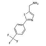 {2-[4-(trifluoromethyl)phenyl]-1,3-thiazol-5-yl}methanamine