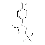 3-(4-aminophenyl)-5-(trifluoromethyl)-1,3-oxazolidin-2-one