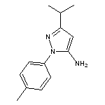 1-(4-methylphenyl)-3-(propan-2-yl)-1H-pyrazol-5-amine