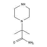 2-methyl-2-(piperazin-1-yl)propanamide