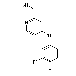 [4-(3,4-difluorophenoxy)pyridin-2-yl]methanamine