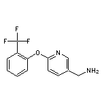 {6-[2-(trifluoromethyl)phenoxy]pyridin-3-yl}methanamine