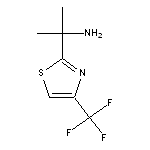 2-[4-(trifluoromethyl)-1,3-thiazol-2-yl]propan-2-amine