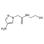 2-(4-amino-1H-pyrazol-1-yl)-N-(2-hydroxyethyl)acetamide