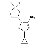 3-(5-amino-3-cyclopropyl-1H-pyrazol-1-yl)-1$l^{6}-thiolane-1,1-dione