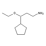 3-cyclopentyl-3-ethoxypropan-1-amine