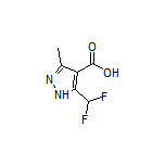 5-(difluoromethyl)-3-methyl-1H-pyrazole-4-carboxylic acid