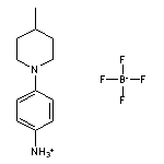 4-(4-methylpiperidin-1-yl)anilinium; tetrafluoroboranuide