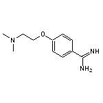 4-[2-(dimethylamino)ethoxy]benzene-1-carboximidamide