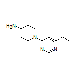 1-(6-Ethyl-4-pyrimidinyl)piperidin-4-amine