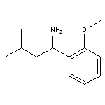 1-(2-methoxyphenyl)-3-methylbutan-1-amine